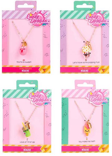 Canenco collana giocattolo Create It! ciondolo caramella per bambini