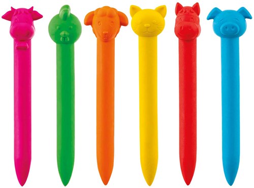Twisk pastelli a cera animali della fattoria giocattolo creativo per bambini-2