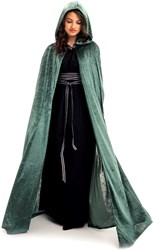 Little Adventures mantello adulto verde - costume travestimento mantello