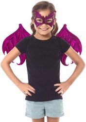 Little Adventures Ali da drago magenta & maschera set travestimento bambini