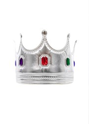 Little Adventures corona d’argento re - accessorio travestimento bambini