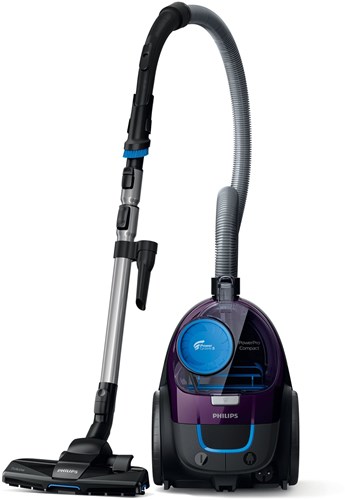 Philips aspirapolvere PowerPro Compact senza sacco nero 1,5L - pulizia potente