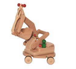 nic giocattolo in legno escavatore Schaufelbagger per bambini
