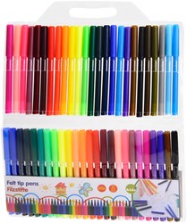 Pennarelli set - 50 pezzi - colori vivaci - divertimento per bambini