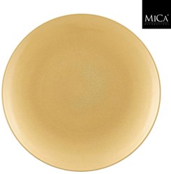 MiCa piatto decorativo plastica riciclata oro design sostenibile 40cm