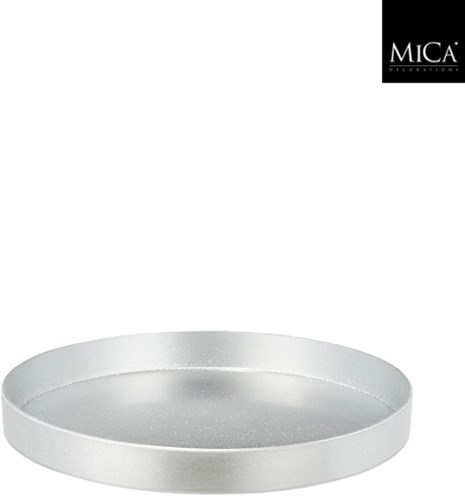 Edelman vassoio decorativo argento plastica riciclata design sostenibile