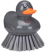 Spazzola piatti anatra giocattolo spazzola colorata in plastica-2