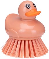 Spazzola piatti anatra giocattolo spazzola colorata in plastica-3