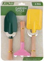 Set attrezzi da giardino 3 pezzi giocattolo bambini giardinaggio