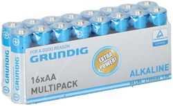 Batterie alcaline AA 16 pezzi - Extra potenza per giocattoli e dispositivi