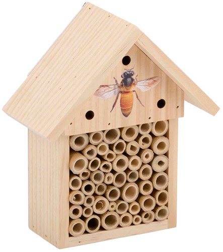 Hotel per insetti legno farfalle api giocattolo da giardino naturale-3