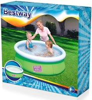 Bestway piscina gonfiabile Fast Set 152x38cm bambini giardino estate-3