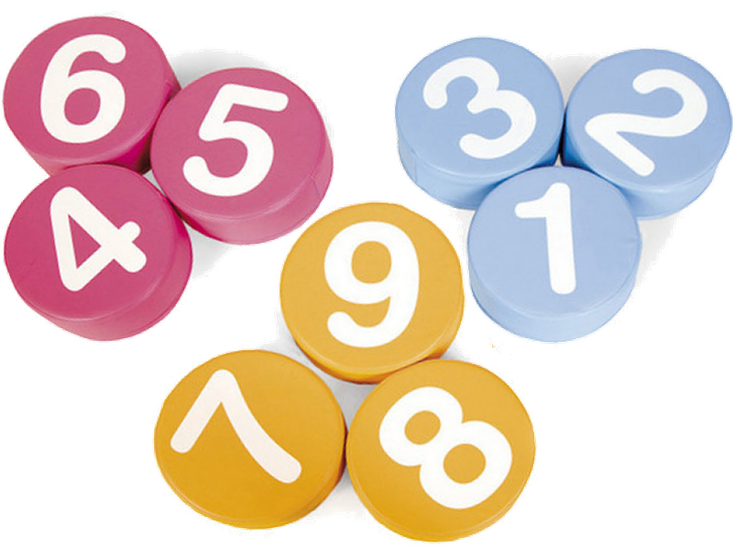 Softplay poefjes nummers