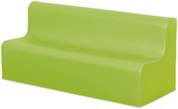 Softplay bankje zithoogte 25 cm LIME GROEN