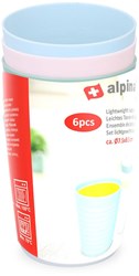 Bicchieri colorati in plastica stoviglie per bambini 6 pezzi senza BPA impilabili