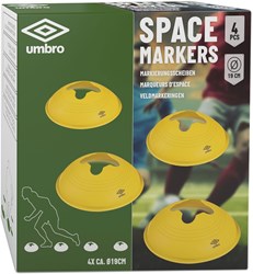 Coni segnaletici allenamento calcio Umbro set 4 pezzi multicolore