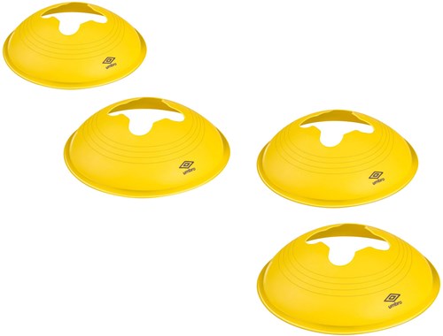 Coni segnaletici allenamento calcio Umbro set 4 pezzi multicolore-3