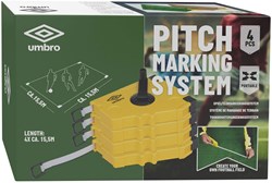 Set marcatura campo mobile giallo - linee da gioco Umbro 4x15,5m