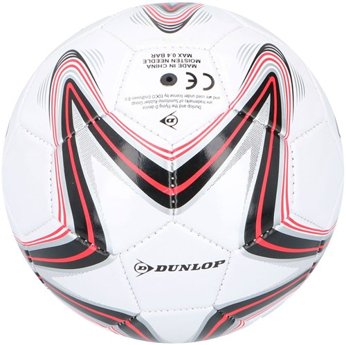 Pallone da calcio con stampa - Dunlop misura 2 similpelle 15cm multicolore-3