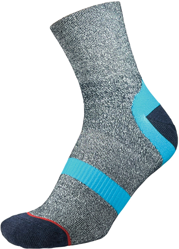 1000 Mile calze trekking uomo navy marl kingfisher doppio strato M