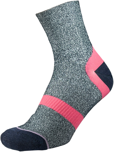 1000 Mile calze da trekking donna doppio strato Navy Marl/Mauve - comfort