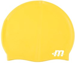 Megaform cuffia da nuoto in silicone per adulti - accessorio giallo