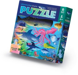 Crocodile Creek Puzzle Squali Scintillanti - 60 pezzi