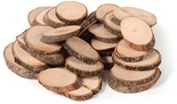 Eduplay giocattolo in legno Nature wood slices oval set da 30 pezzi-2