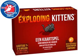 Asmodee gioco di carte Exploding Kittens - Party game in lingua olandese