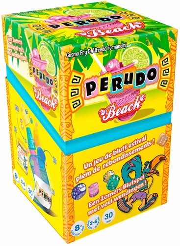 Asmodee gioco di dadi Perudo Beach impermeabile gioco estivo da spiaggia