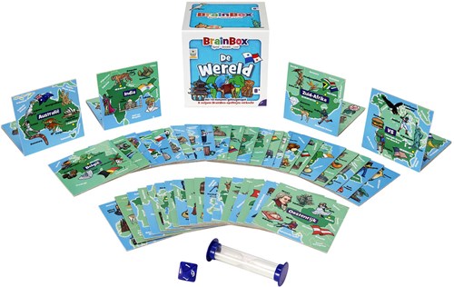 Asmodee gioco da tavolo BrainBox Il Mondo - gioco di memoria educativo per bambini-2