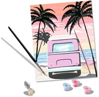 Ravensburger dipingi con i numeri Beach Life - kit creativo per adulti-3