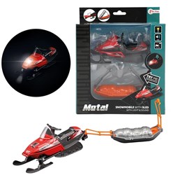 Toi-Toys motoslitta giocattolo con slitta - set invernale