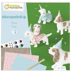 Avenue Mandarine set creativa cani - Kit Décopatch creativo