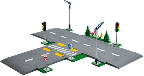 LEGO City set da costruzione piastre stradali con semafori - 60304-3
