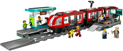 LEGO City 60423 Stadstram En Station-2