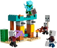 LEGO Minecraft set costruzioni deserto con Illagers e cavaliere cactus - 21267-2