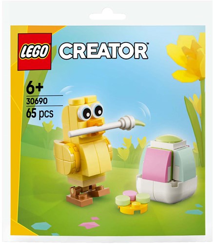 LEGO set costruzione uovo di Pasqua da dipingere con pulcino - divertimento creativo pasquale