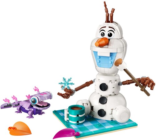 LEGO Disney Princess set picnic Olaf e Bruni - divertimento da costruire-2