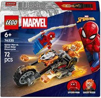 LEGO Spider-Man moto giocattolo Ghost Rider set costruzioni Marvel 76335