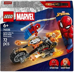 LEGO Spider-Man moto giocattolo Ghost Rider set costruzioni Marvel 76335