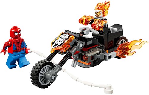 LEGO Spider-Man moto giocattolo Ghost Rider set costruzioni Marvel 76335-2