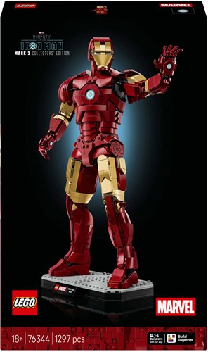LEGO Marvel Iron Man Mark 3 set di costruzione per adulti - Modello supereroe