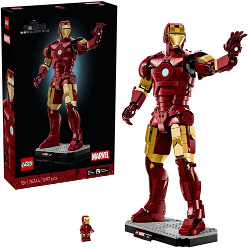LEGO Marvel Iron Man Mark 3 set di costruzione per adulti - Modello supereroe-3
