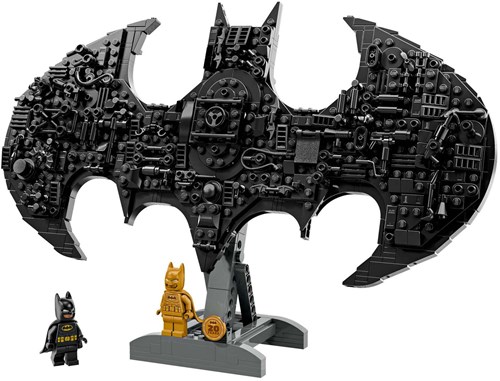 LEGO DC set di costruzione logo Batman con minifigure e accessori-2