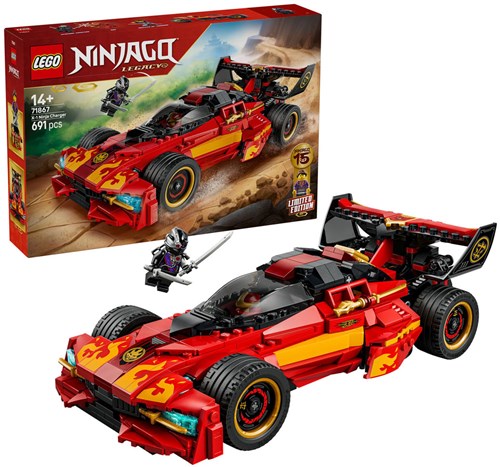 LEGO Ninjago set di costruzione X-1 Ninja Charger auto 15° anniversario-3