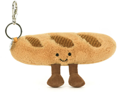 Jellycat Amuseables Baguette Bag Charm portachiavi accessorio borsa