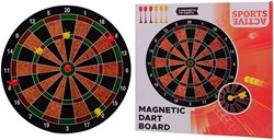 Johntoy bersaglio magnetico giocattolo con 6 freccette magnetiche