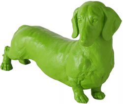 Boltze Home figura decorativa bassotto polyresin 38x24cm cane