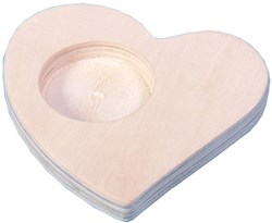 Luce cuore in legno giocattolo decorativo lampada cuore in legno
